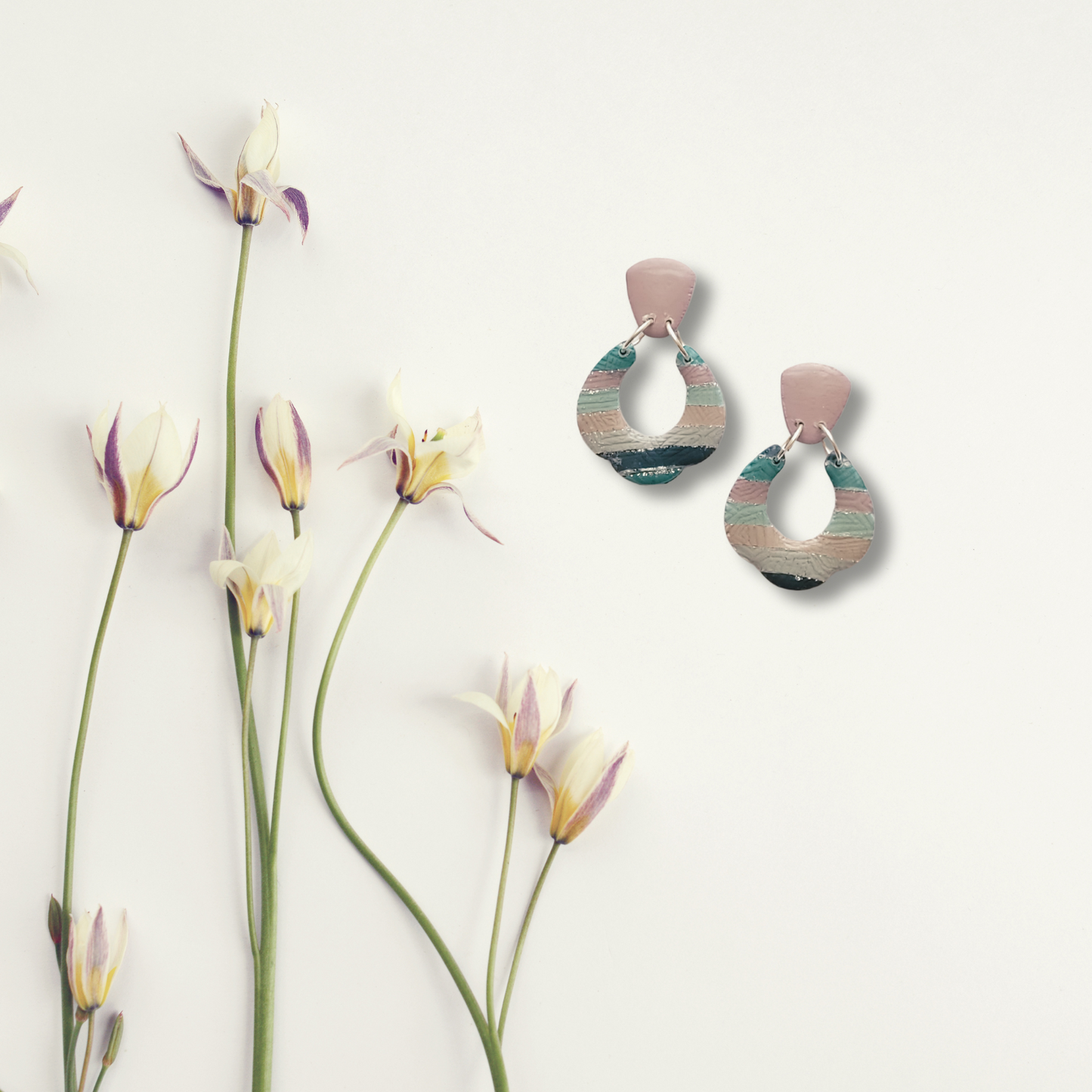 Dusky Sky Dangle Earrings