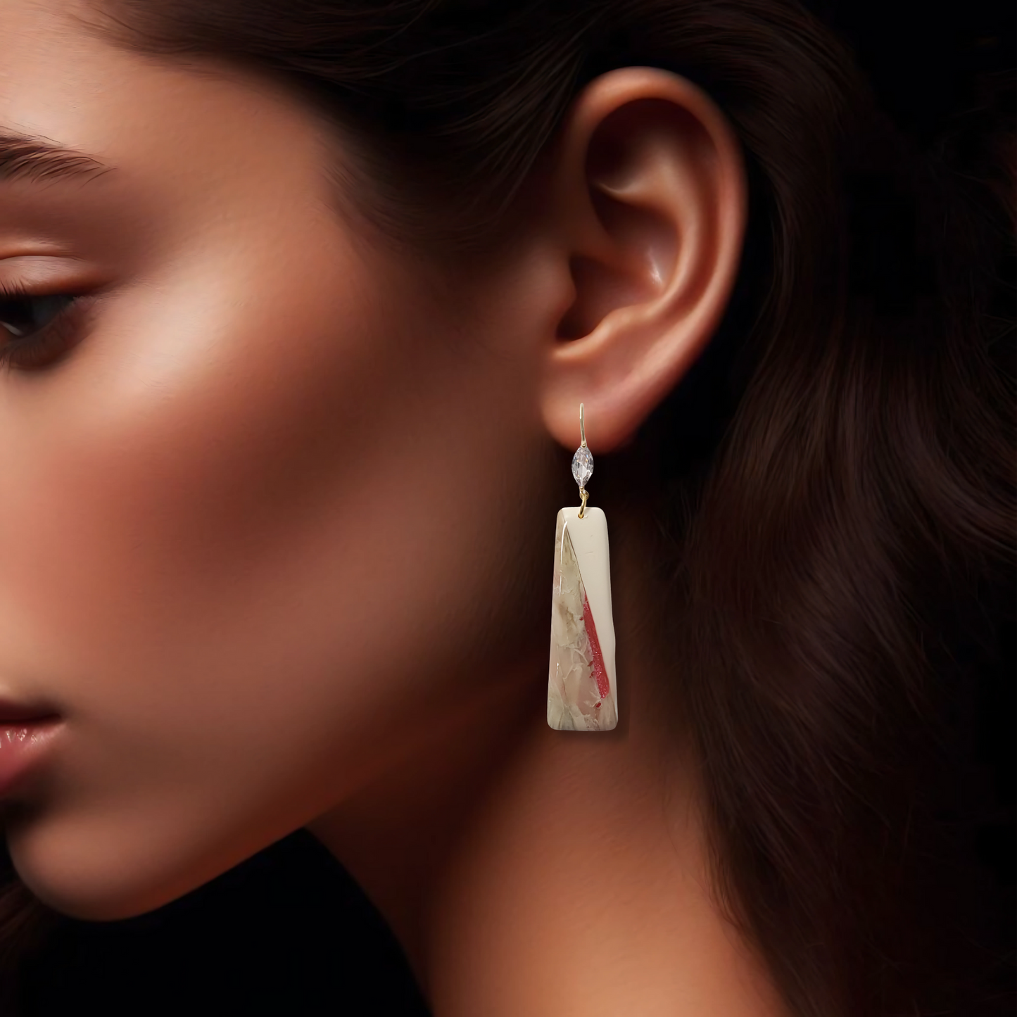 Valentine Quartz Earrings