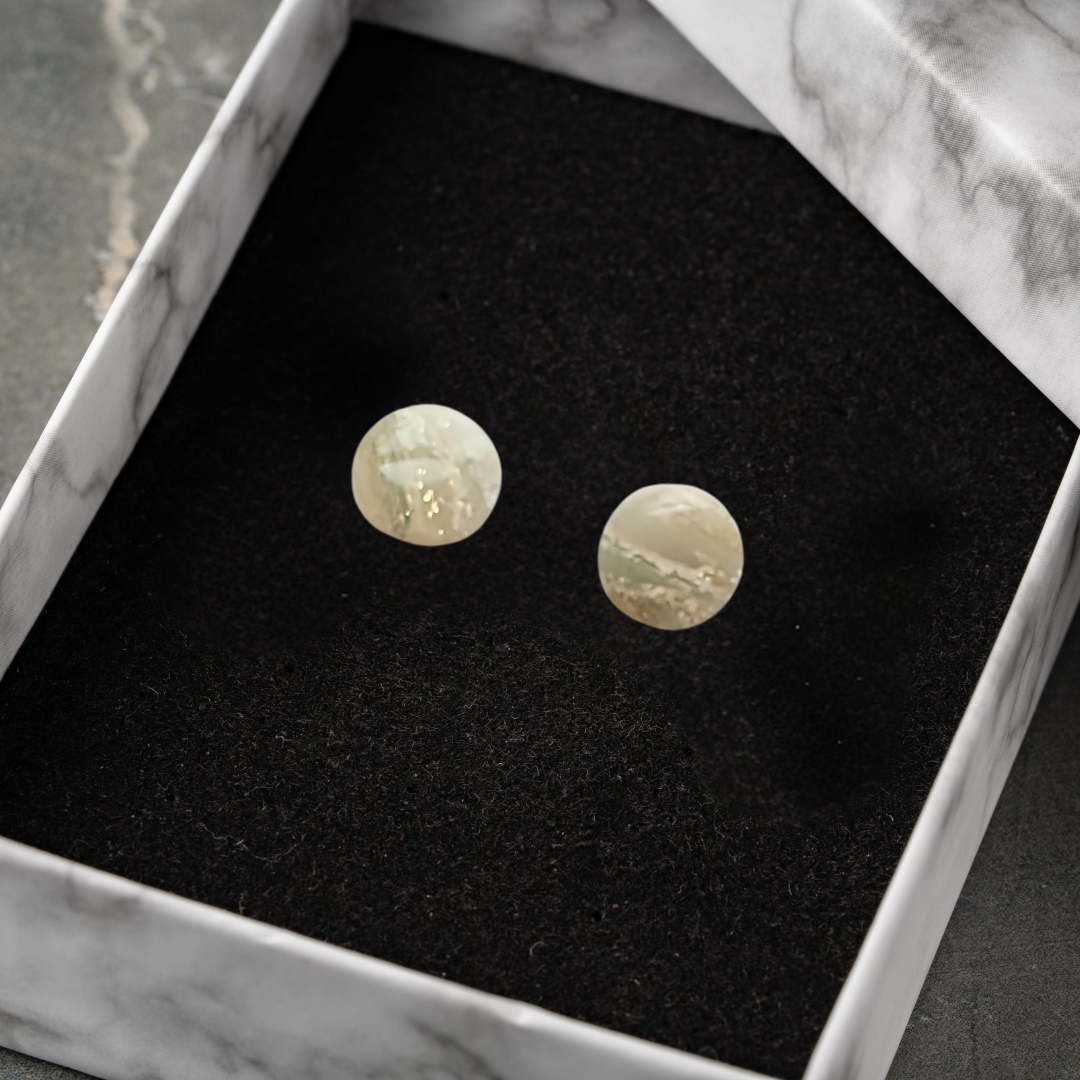 Golden Horizon Stud Earrings