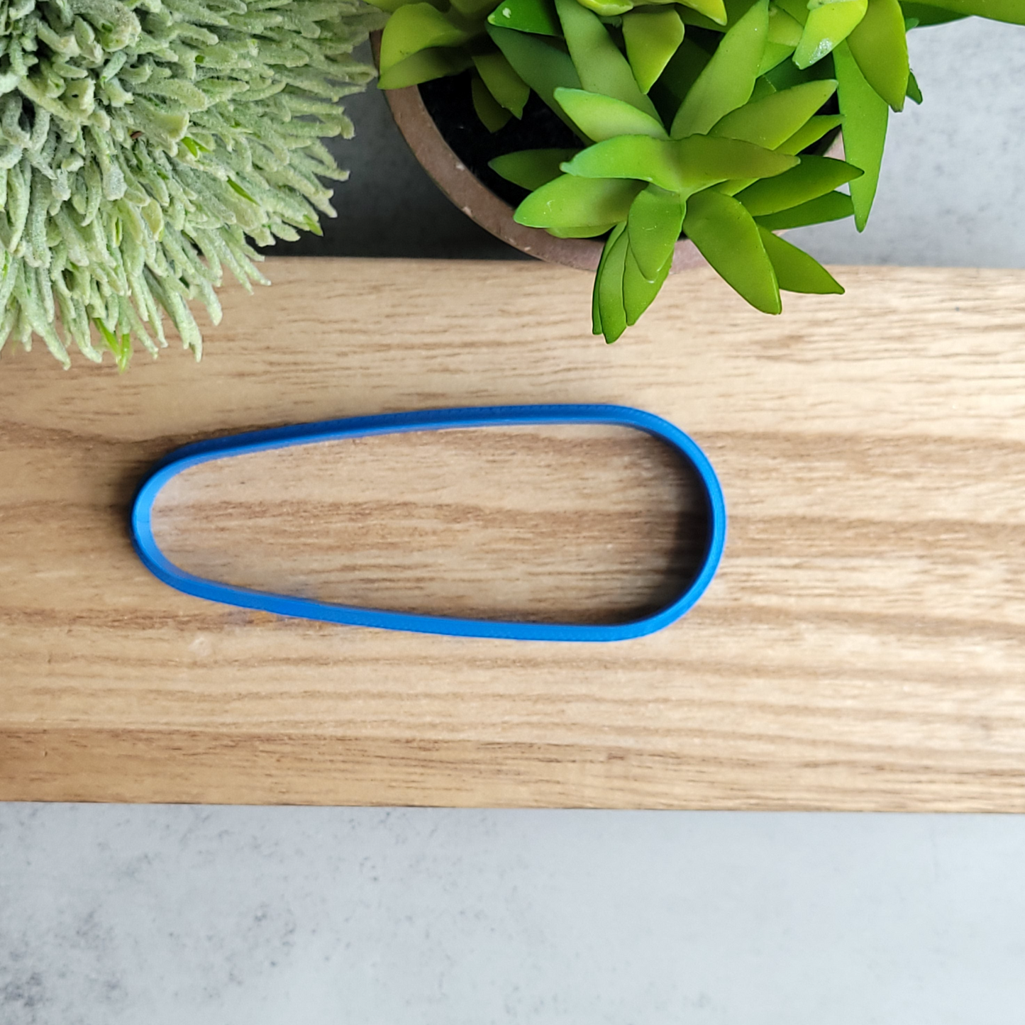 Oval Barrette Clay Cutter