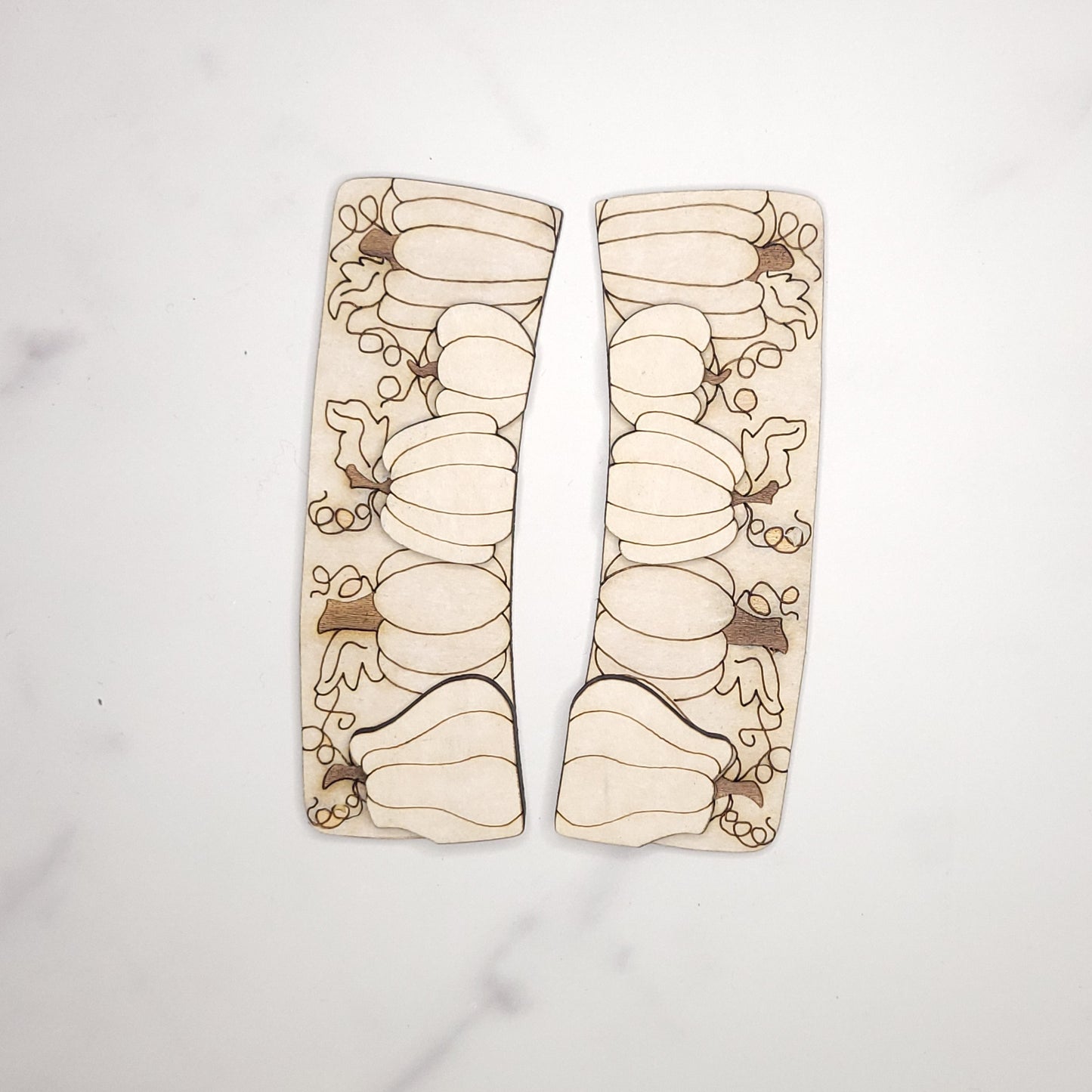Pumpkin Patch Engraved Hairclip Blanks