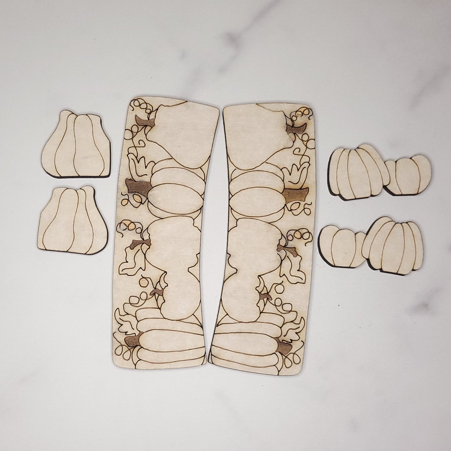 Pumpkin Patch Engraved Hairclip Blanks