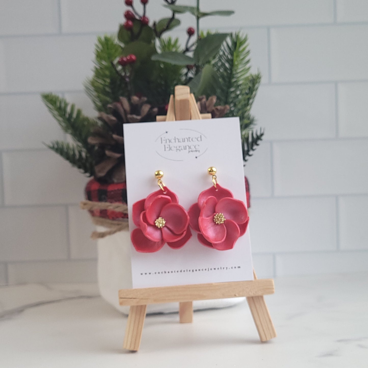 Tia Clay Dangle Earrings