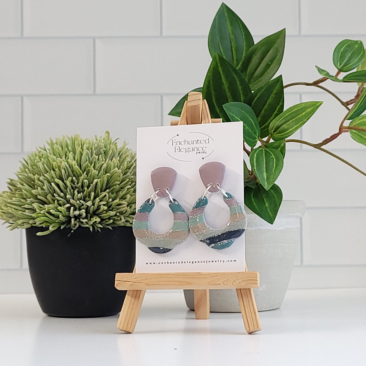 Dusky Sky Dangle Earrings