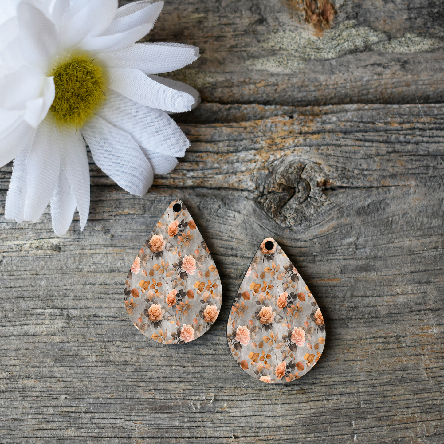 Rustic Rose Clay Transfer