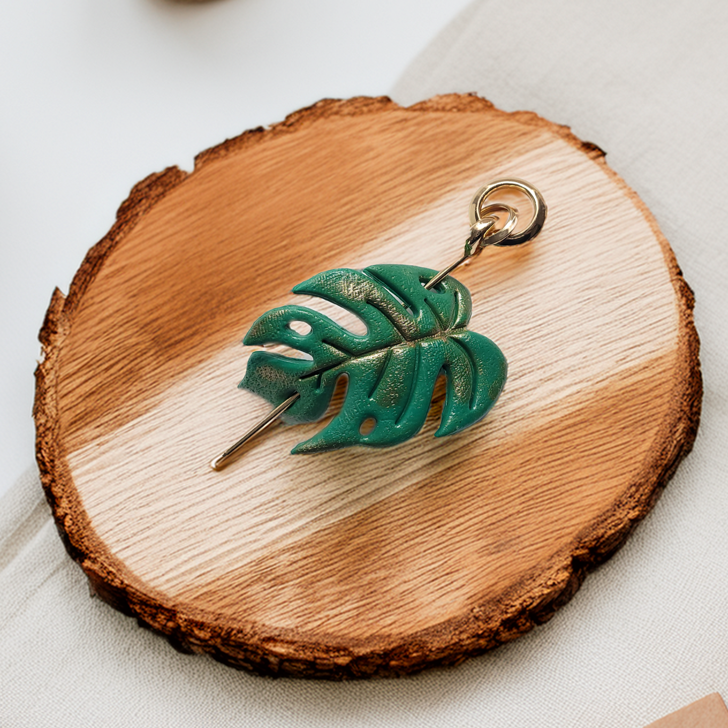 Monstera Leaf Hair Pin
