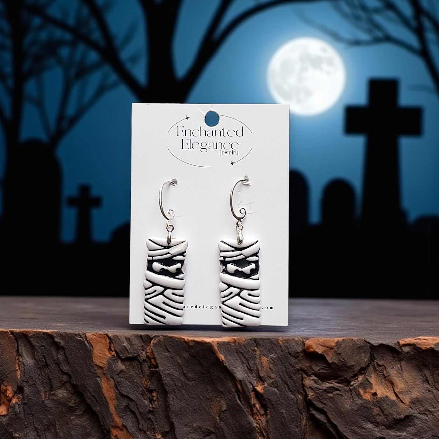 Mummy Clay Earrings