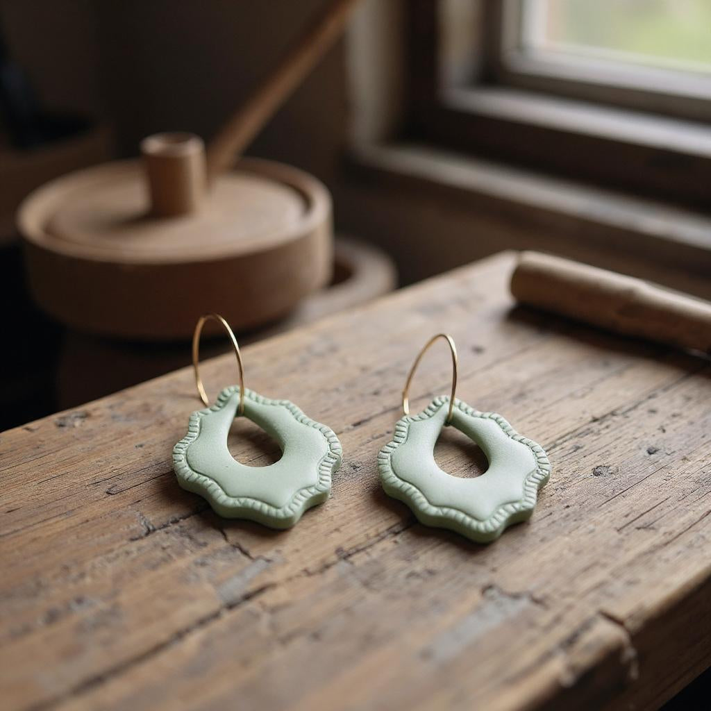 Sassy Dangle Polymer Clay Earrings