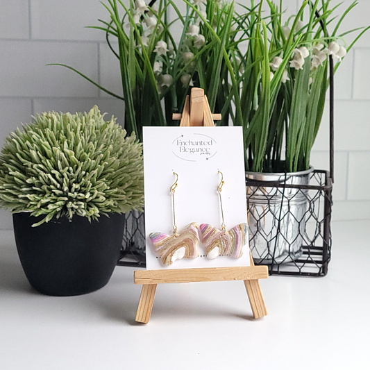 Spring Agate Butterfly Earrings