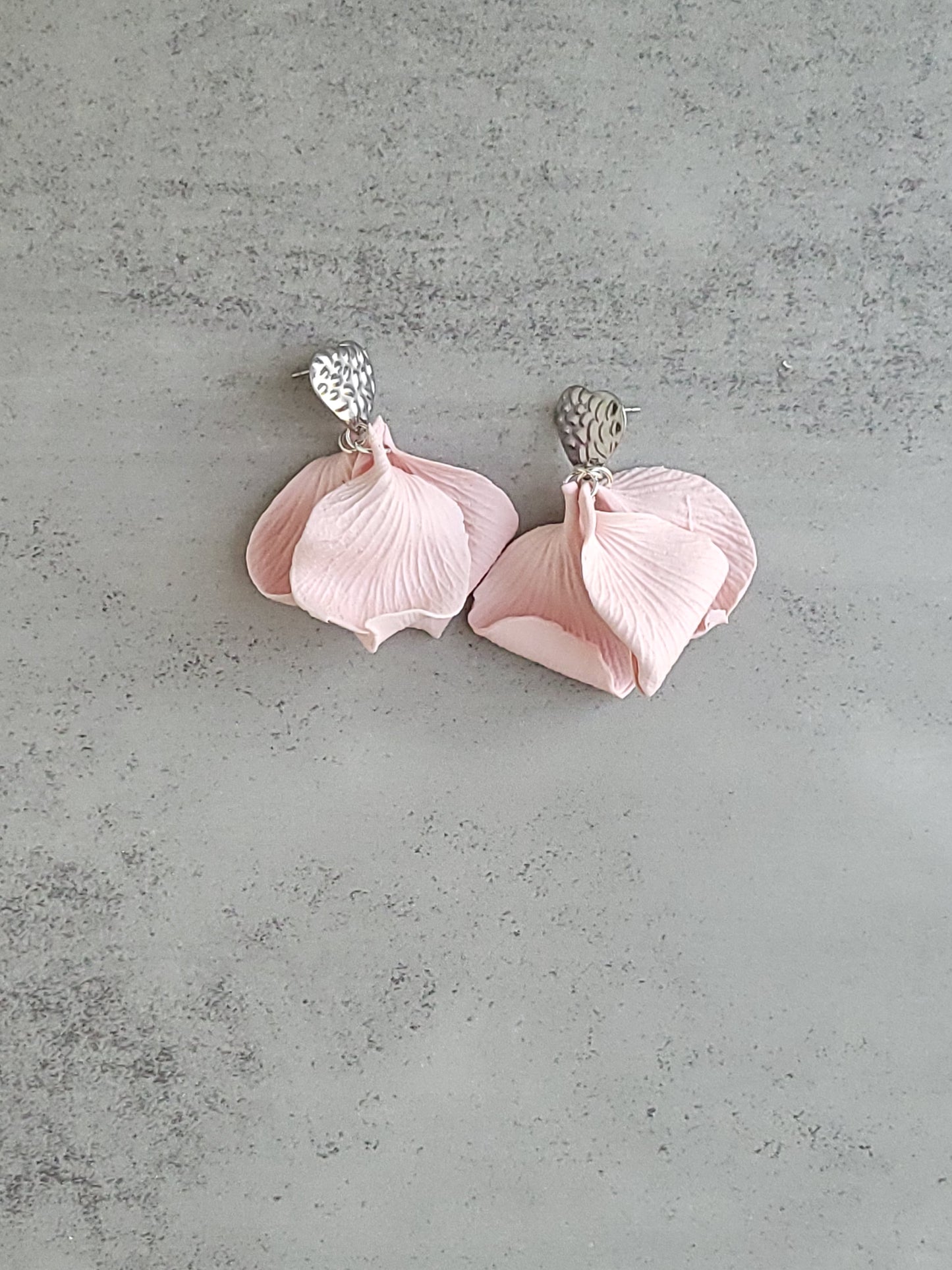 Pink Petal Earrings