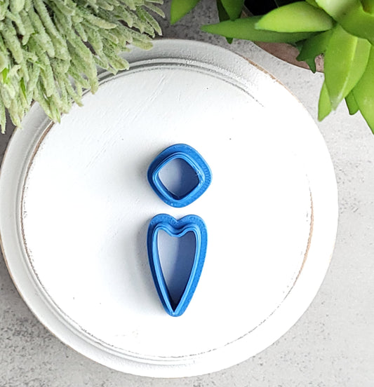 Geometric Drop Clay Cutter