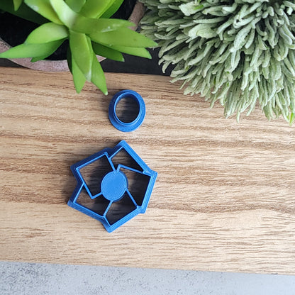 Abstract Flower Clay Cutter