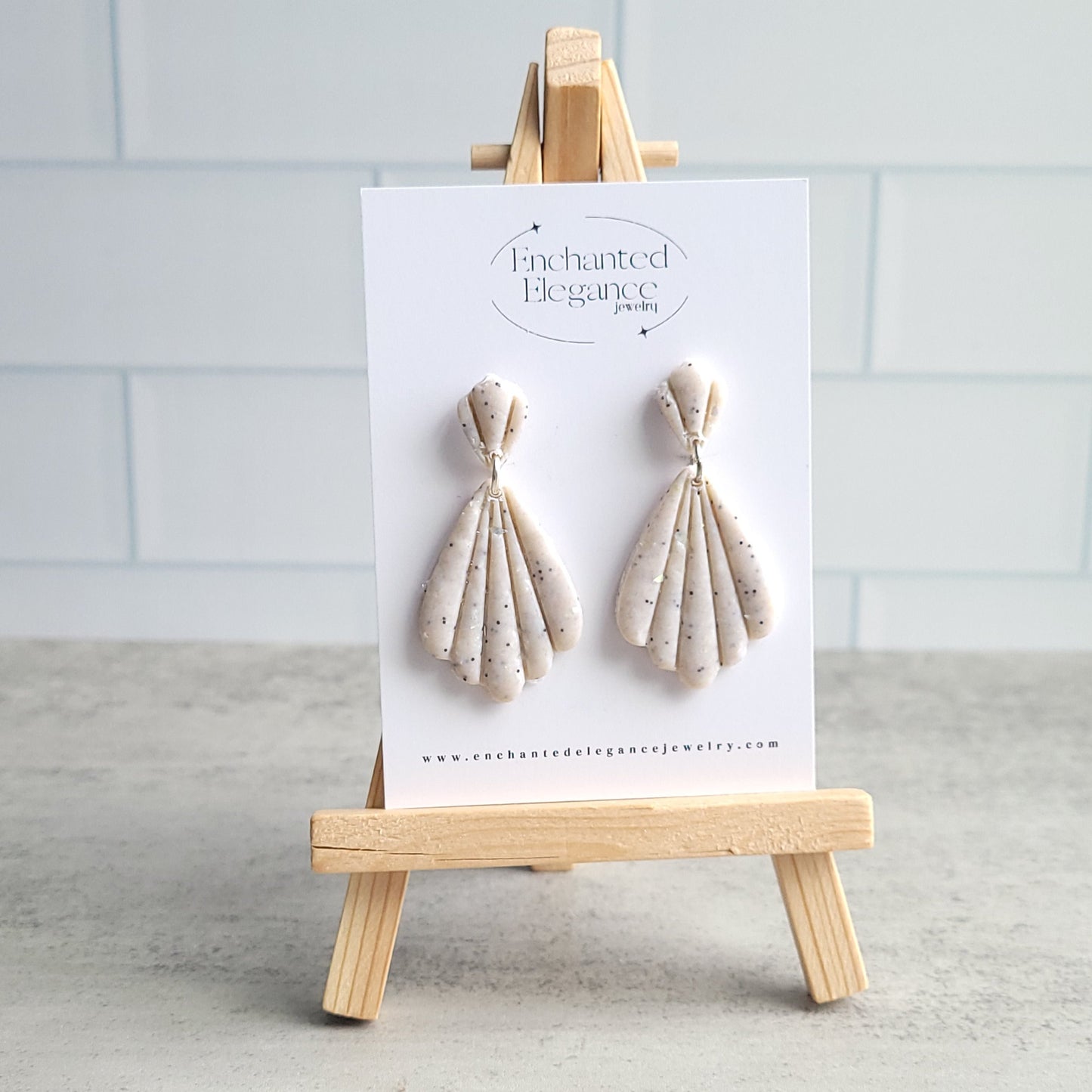 Sandy Beach Dangle Earrings