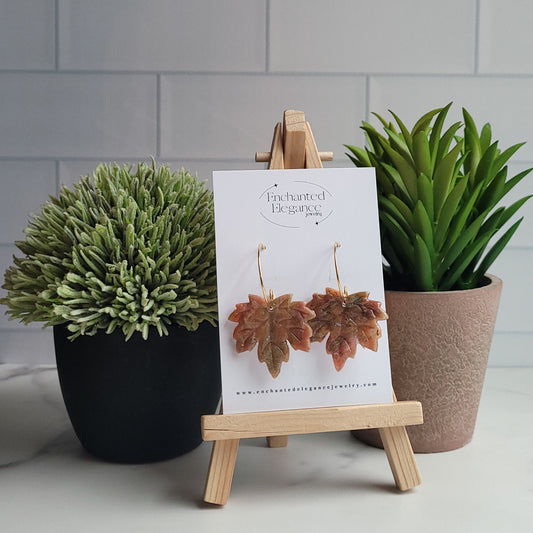 Small Falling Leaves Earrings