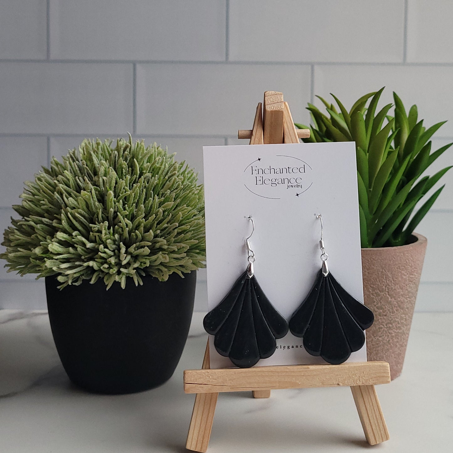 Black Lucy Earrings