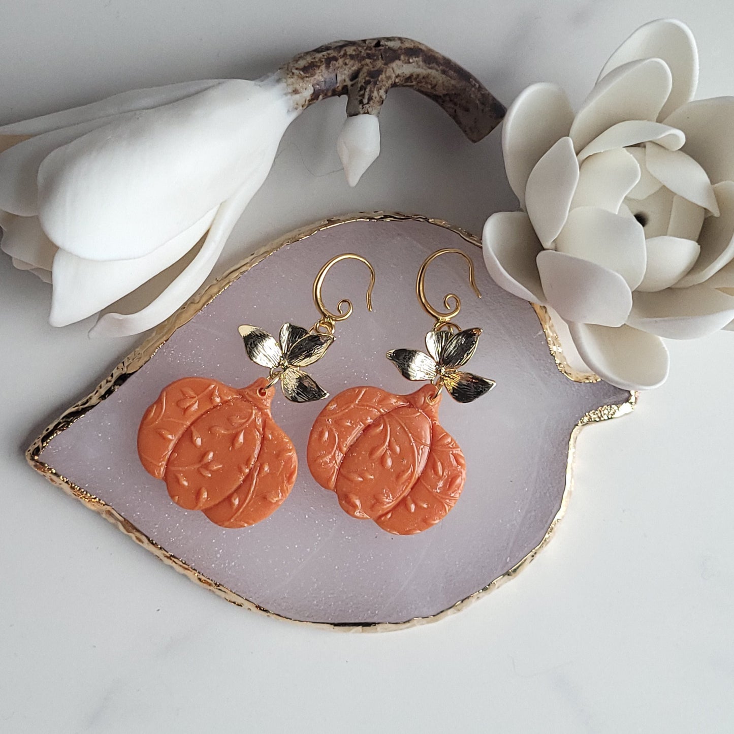 Decorative Pumpkin Earrings