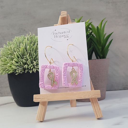 Pink Awareness Earrings