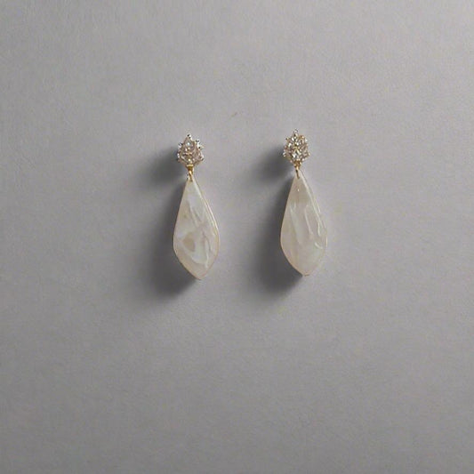 Ivory Abby Translucent Dangle Earring