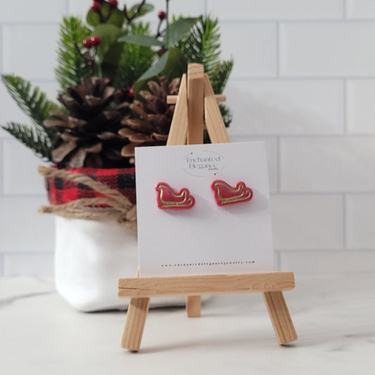 Sleigh Stud Earrings