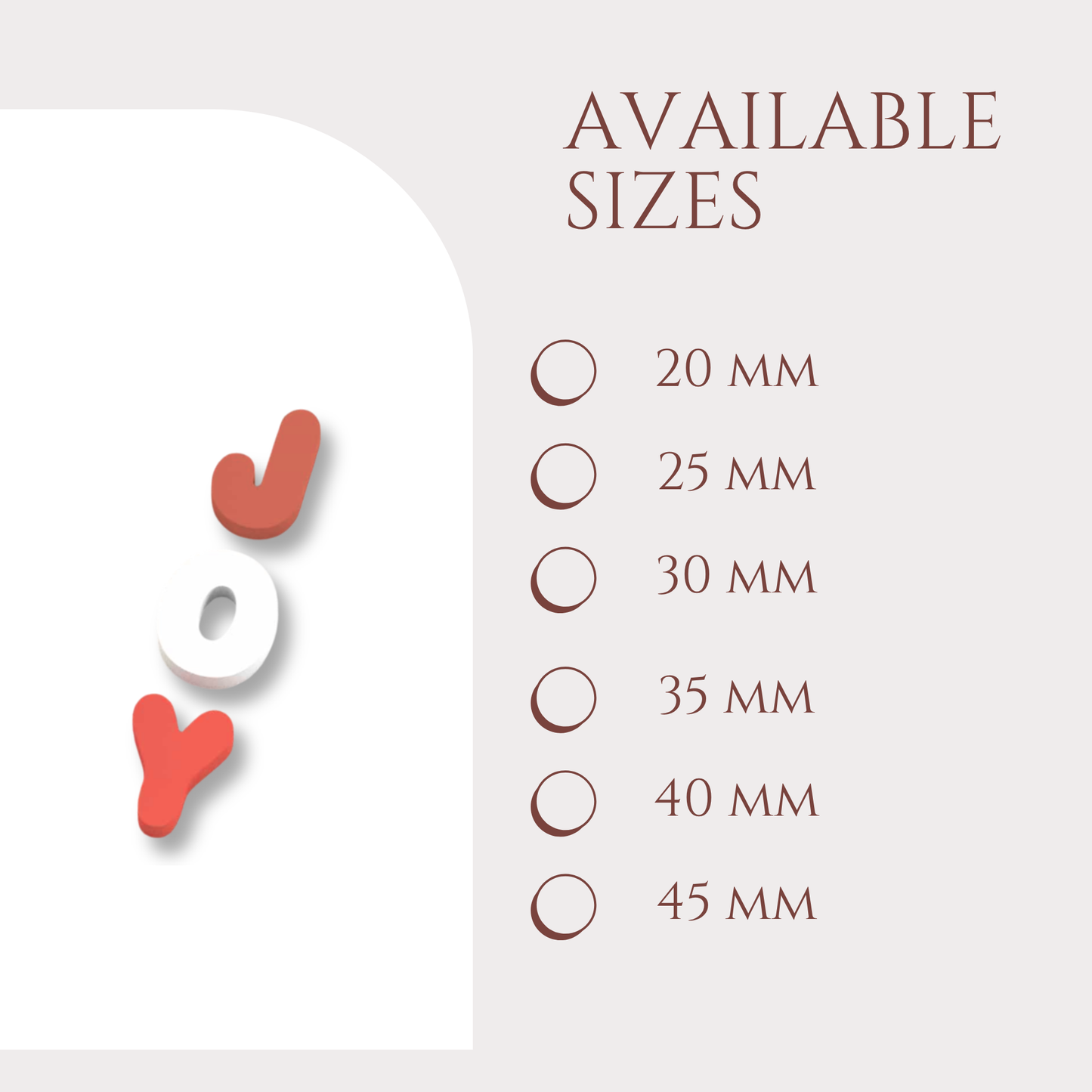 JOY Polymer Clay Earring Cutter Set