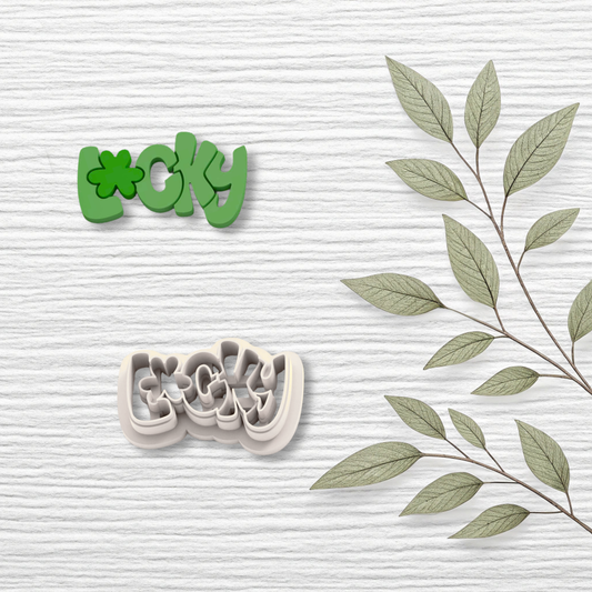 Lucky St. Patrick's Day Polymer Clay Cutter