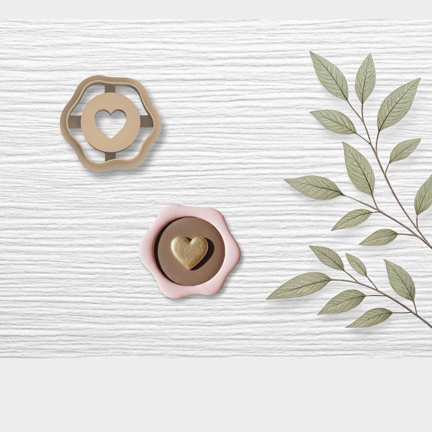 Heart Wax Seal Polymer Clay Cutter