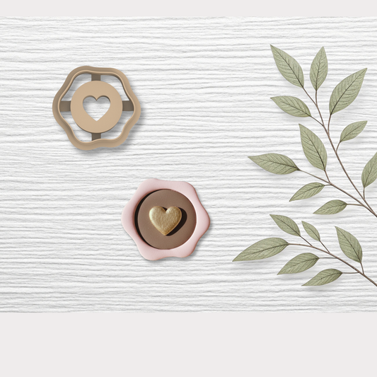 Heart Wax Seal Polymer Clay Cutter