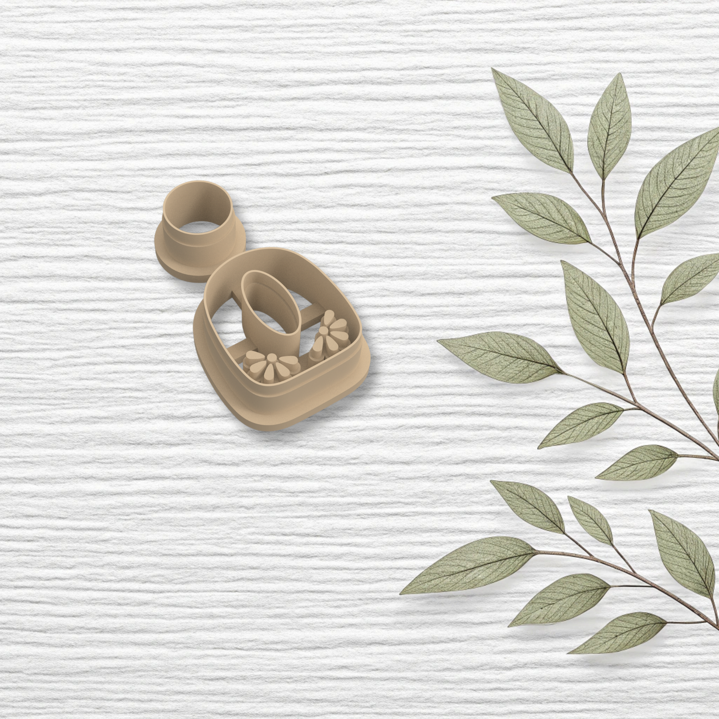 Flowered Arch Polymer Clay Cutter