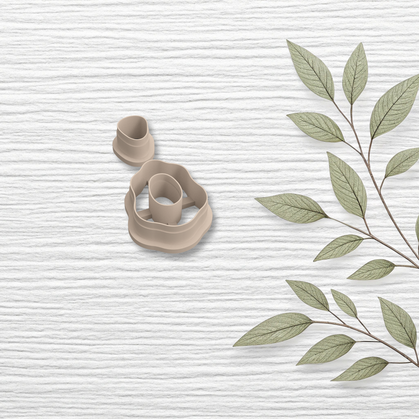 Wavy Round Polymer Clay Cutter