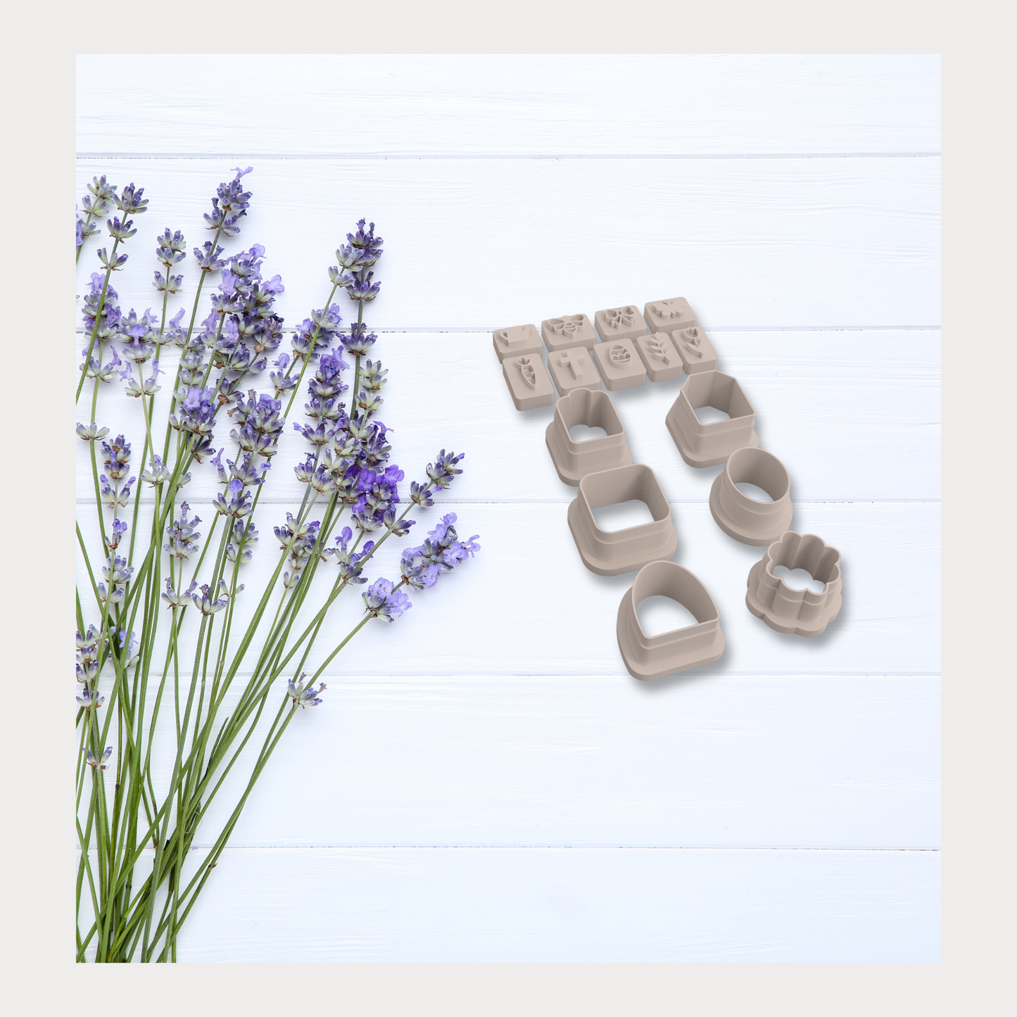 Easter Charms Polymer Clay Cutter Set