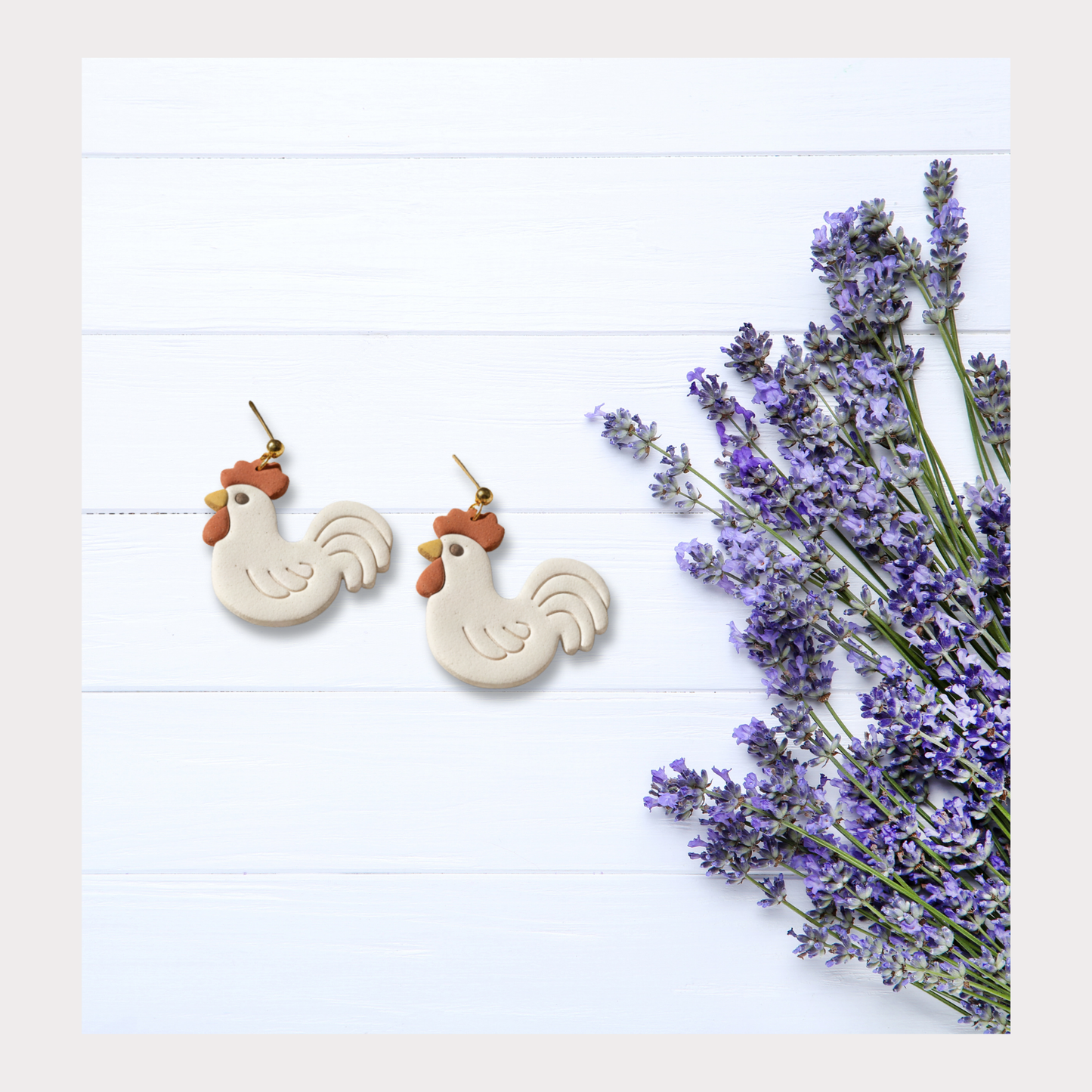 Rooster Polymer Clay Cutter