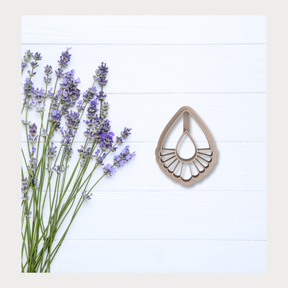Embossed Tear Polymer Clay Cutter