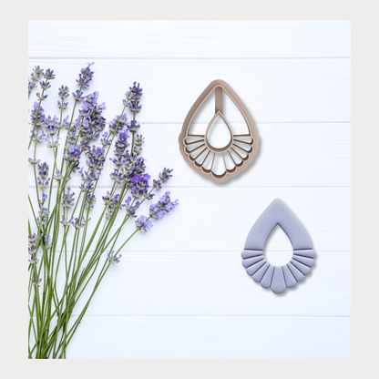 Embossed Tear Polymer Clay Cutter
