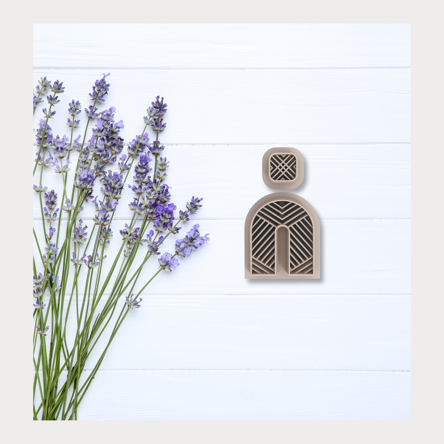 Herringbone Arch Polymer Clay Cutter