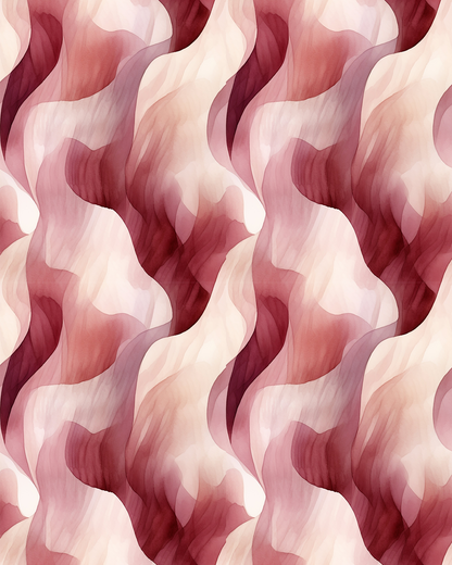 Burgundy Wave Clay Transfer Sheet