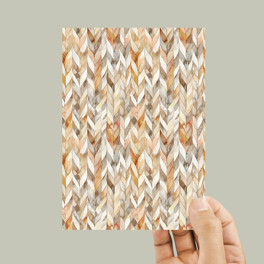 Fall Chevron 1118 Clay Transfer Sheet