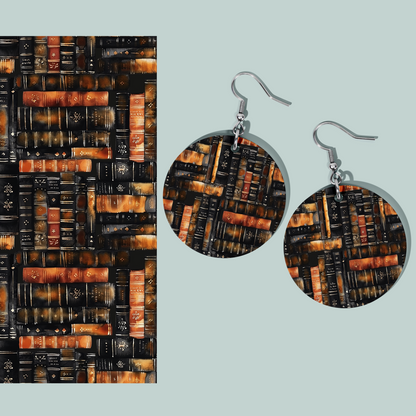 Dark Book Stacks 1122 Clay Transfer Sheet