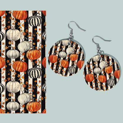 Stripped Pumpkins 1124 Clay Transfer Sheet