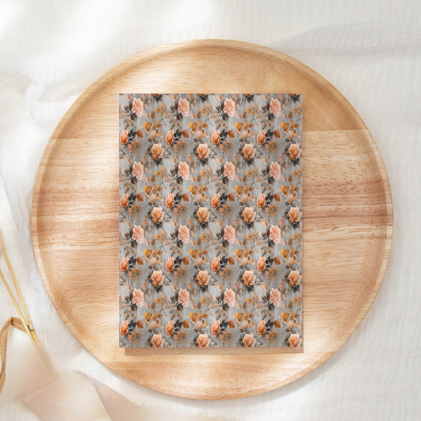 Rustic Rose Clay Transfer