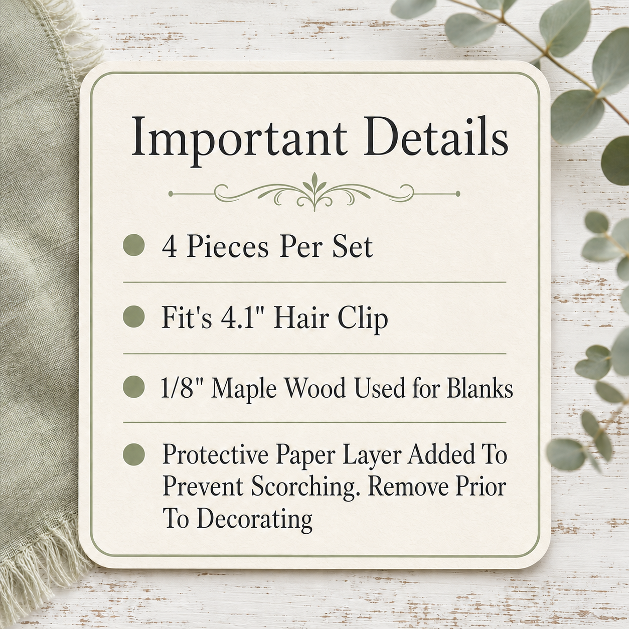 Pumpkin Weather Wooden Barrette Blank – 4.1 in