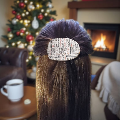 Let It Snow Hair Claw