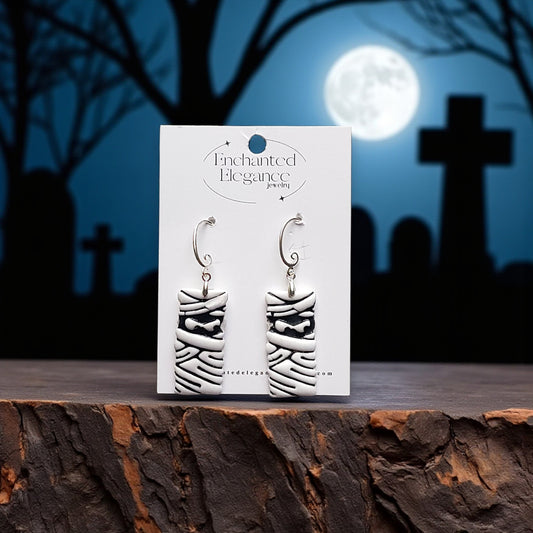 Mummy Clay Earrings